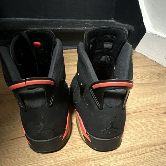 Jordan Air Jordan 6 Retro Infrared Black/Red High Top Sneaker 384664-023 main image 5